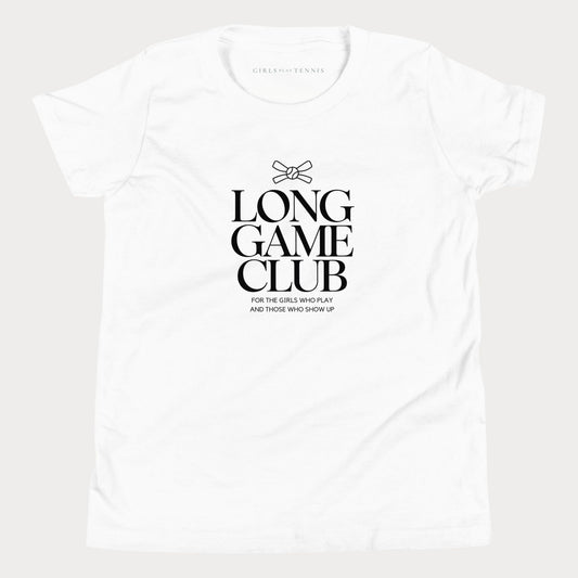 Long Game Club Youth Tennis Tee