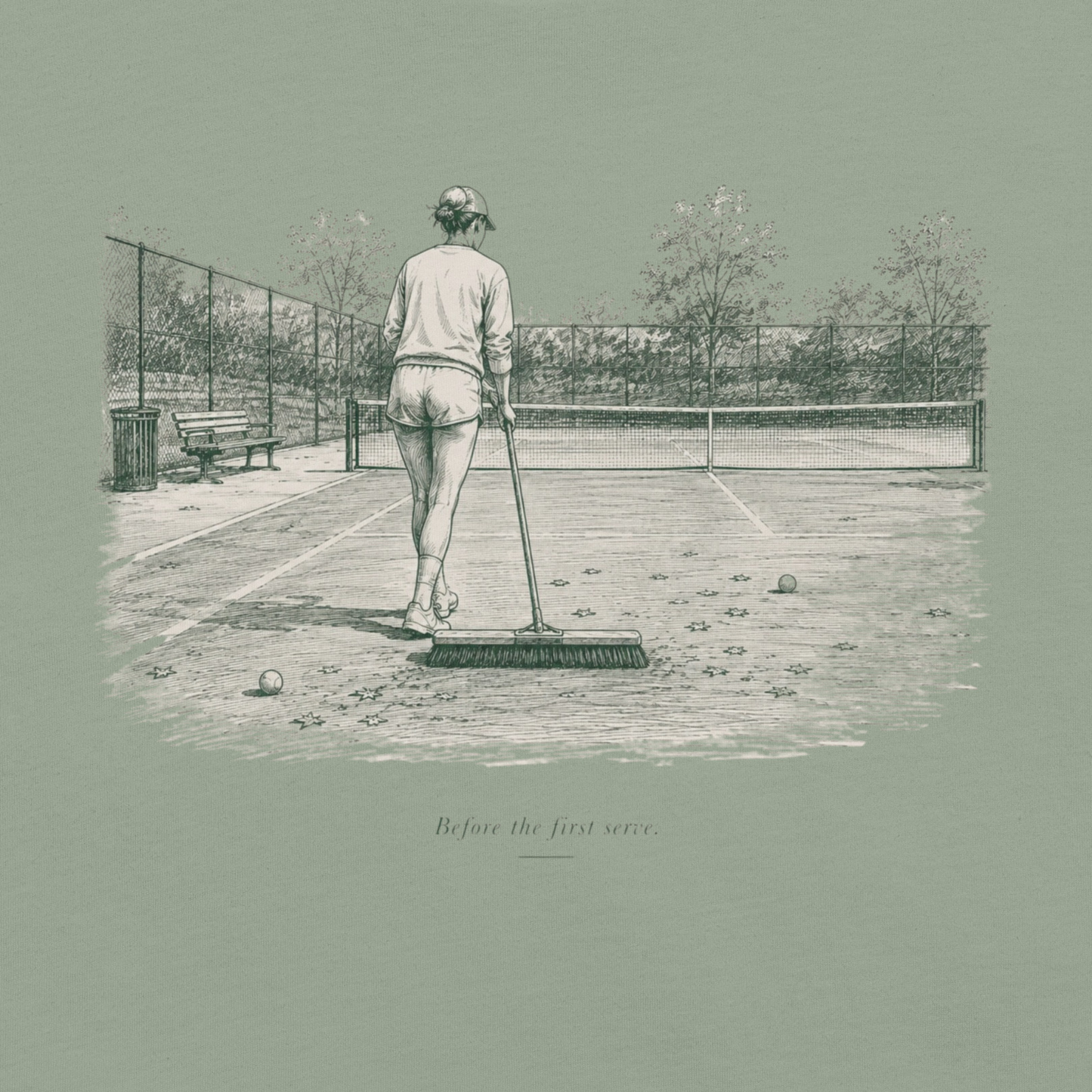 Before the First Serve Tennis Tee
