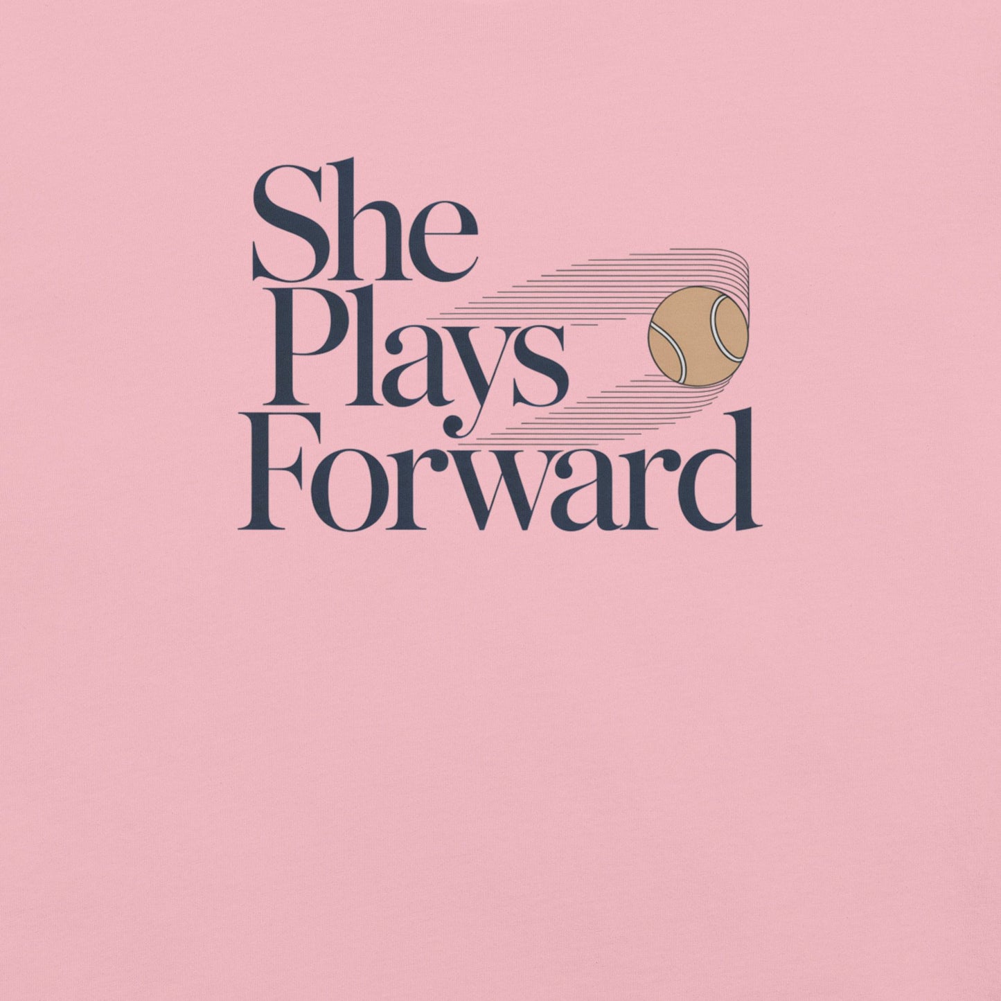 She Plays Forward Tennis Tee