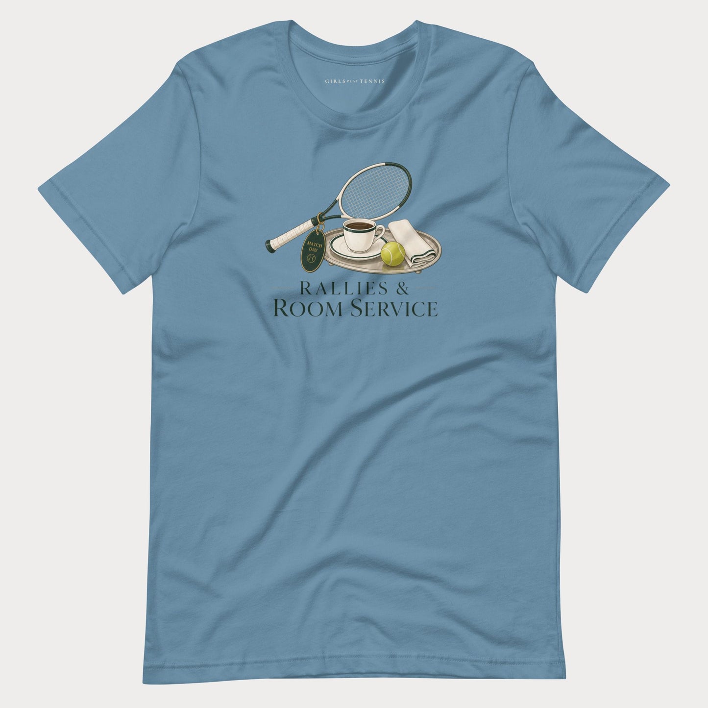 Rallies & Room Service Tennis Lifestyle Tee
