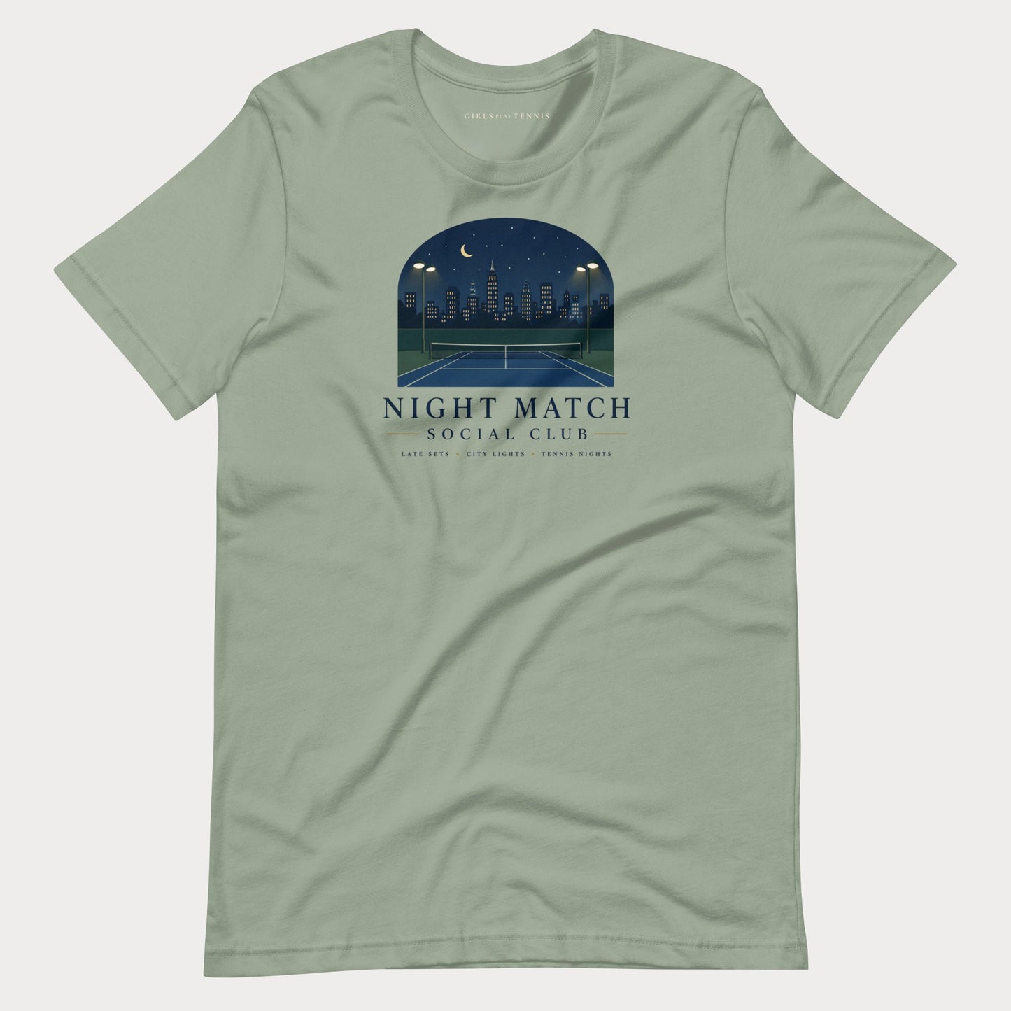 Night Match Social Club Tennis Tee