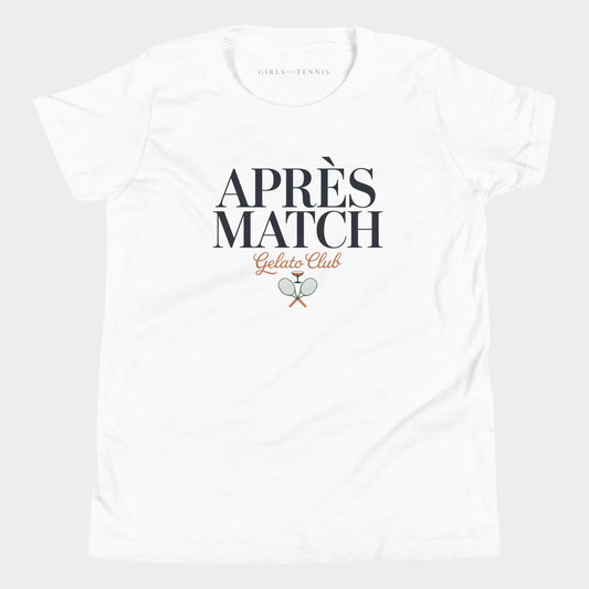 Après Match Gelato Club Youth Tennis Tee