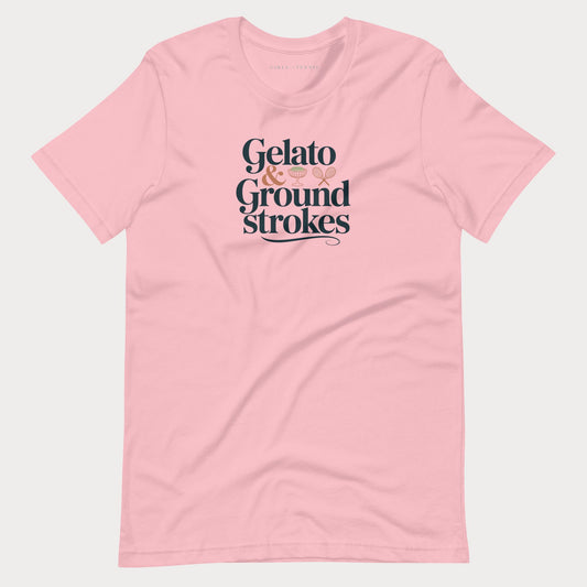 Gelato & Groundstrokes Lifestyle Tennis Tee