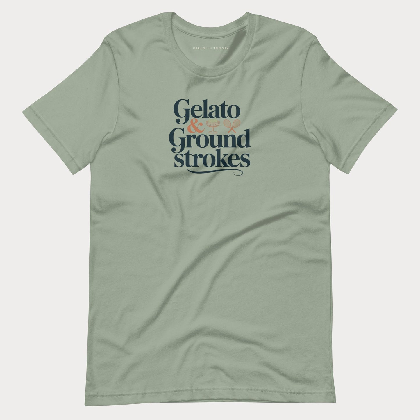 Gelato & Groundstrokes Lifestyle Tennis Tee