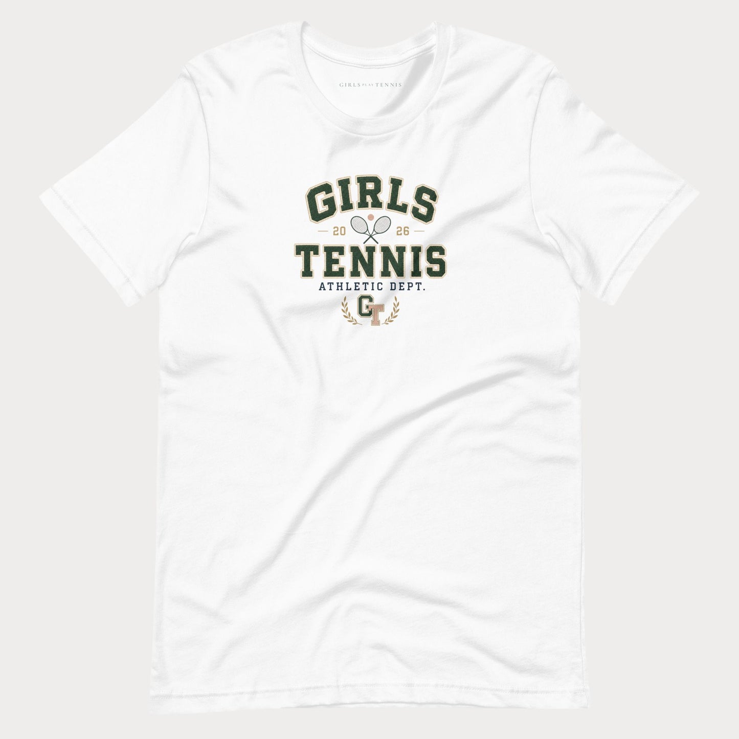 Girls Tennis Athletic Dept. Women's Tee