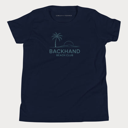 Backhand Beach Club Youth Tennis T-Shirt