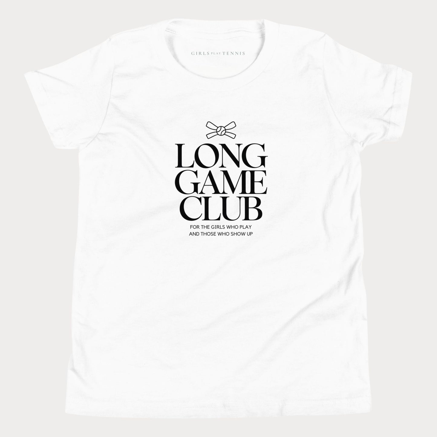 Long Game Club Youth Tennis Tee