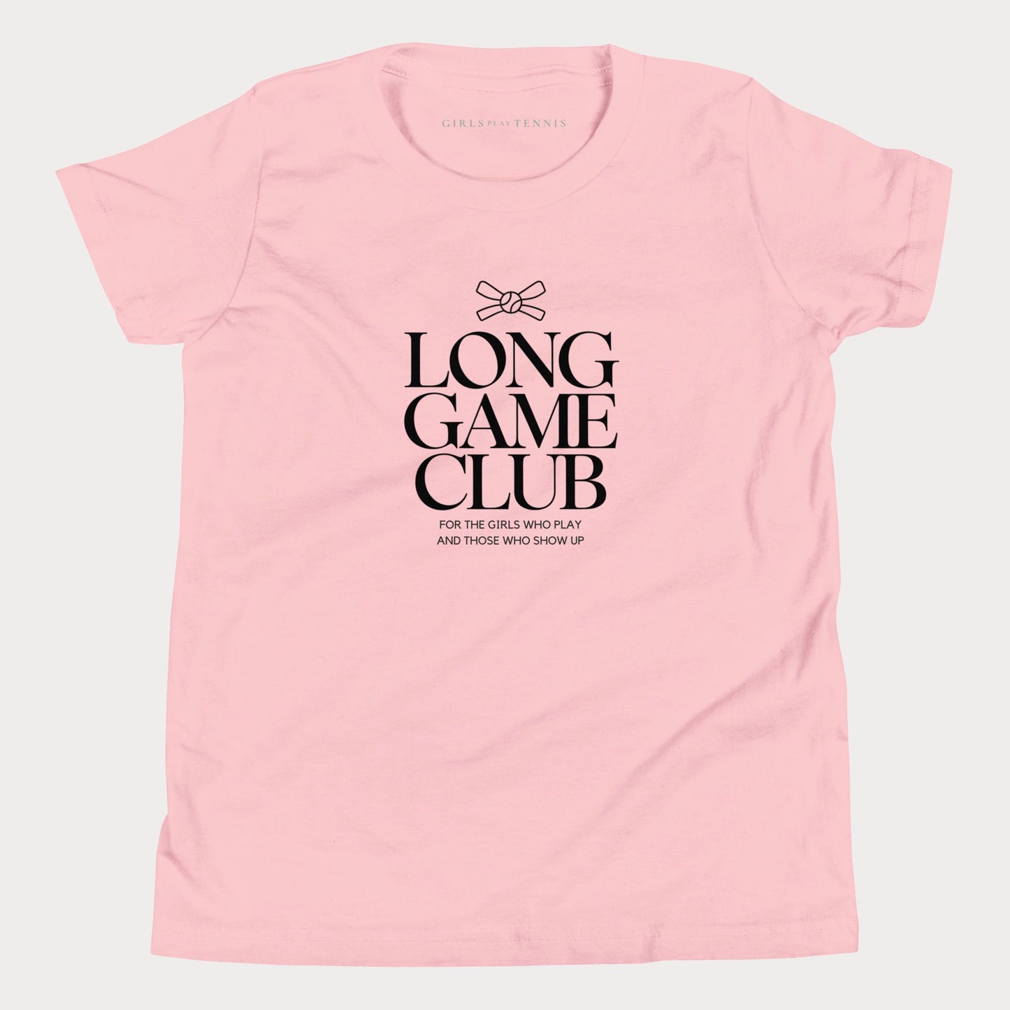 Long Game Club Youth Tennis Tee