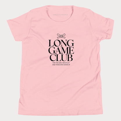 Long Game Club Youth Tennis Tee