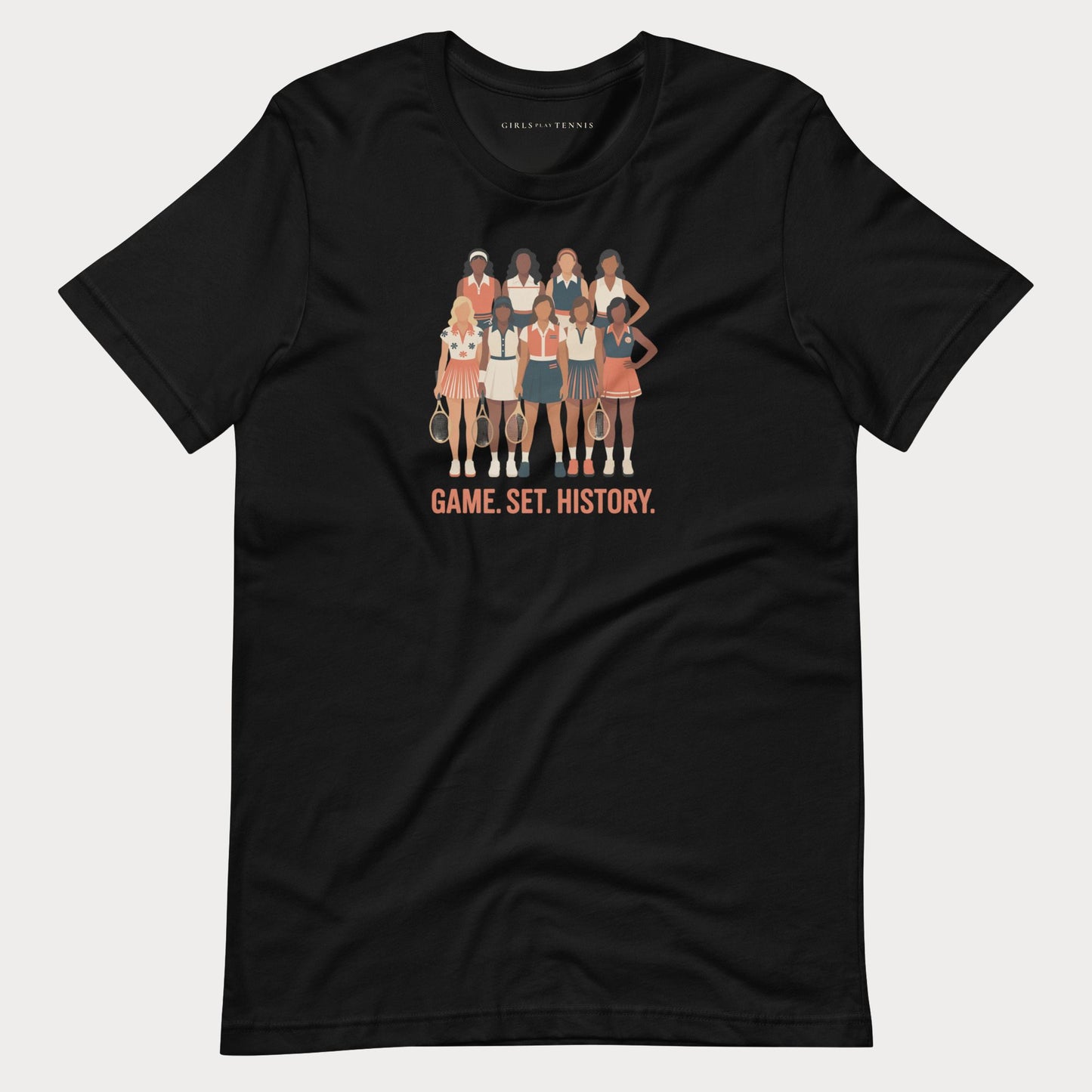 Game. Set. History Girls Tennis Tee