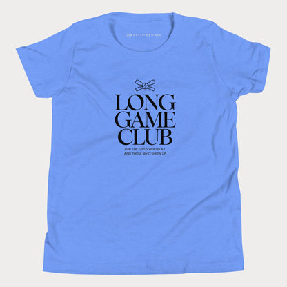 Long Game Club Youth Tennis Tee