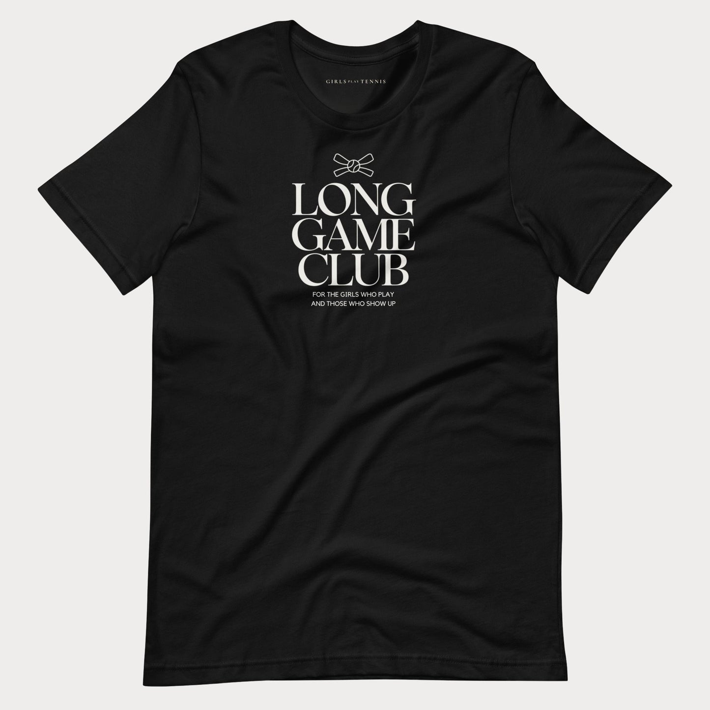 Long Game Club Women's Lifestyle Tennis Tee — Dark