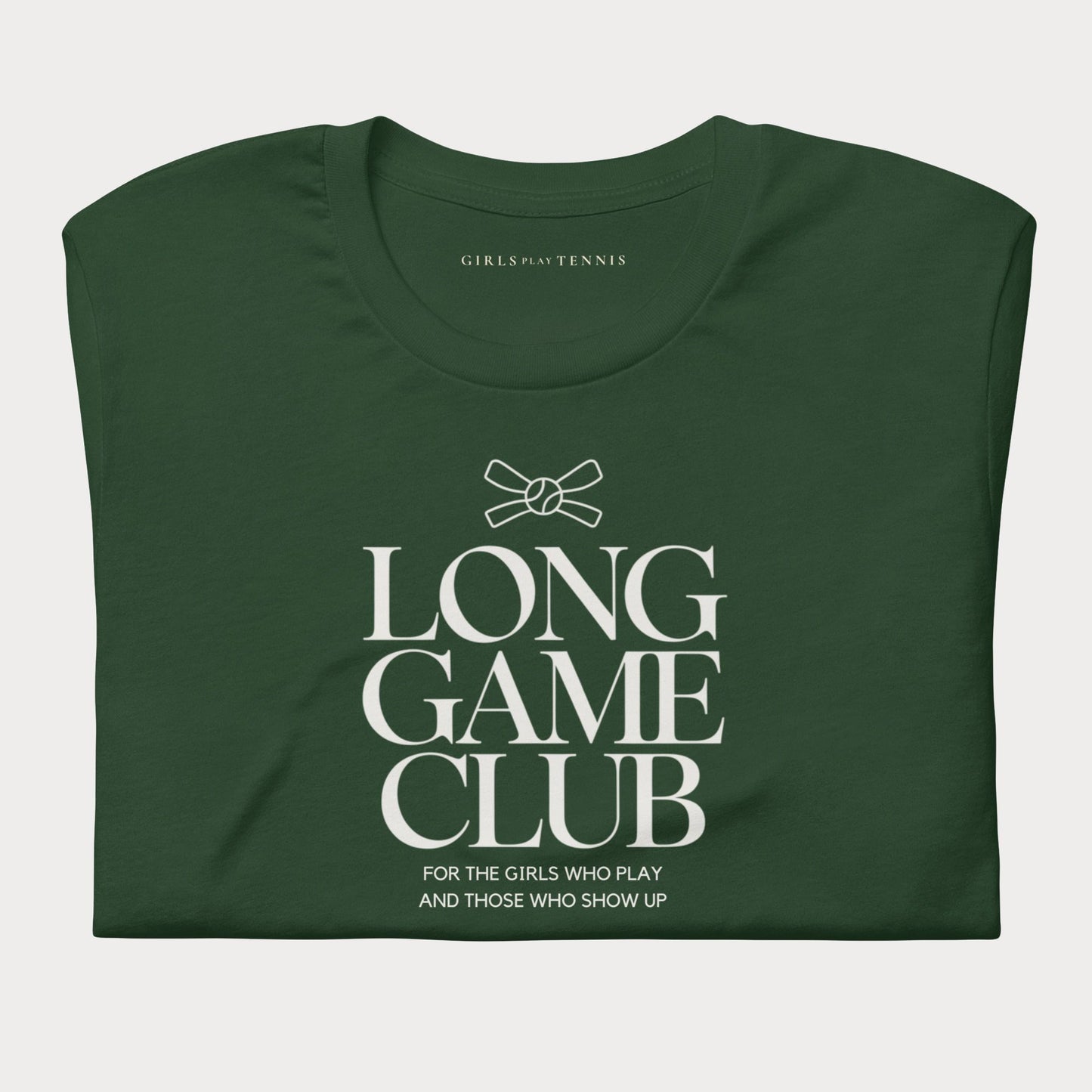Long Game Club Women's Lifestyle Tennis Tee — Dark