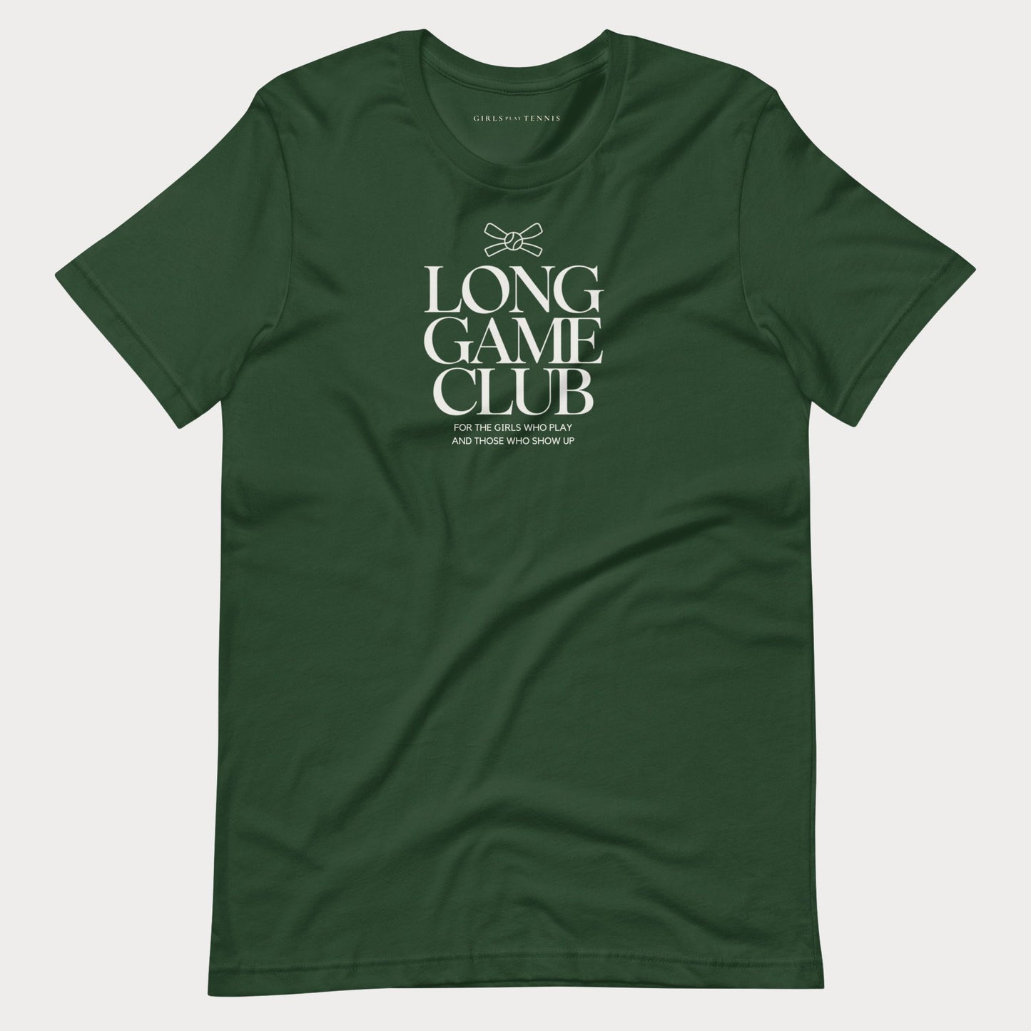 Long Game Club Women's Lifestyle Tennis Tee — Dark
