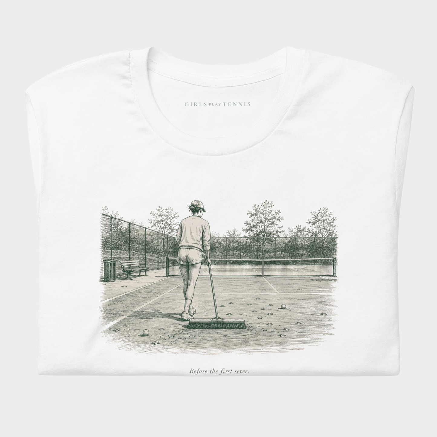 Before the First Serve Tennis Tee