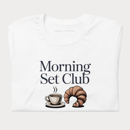 Morning Set Club Tennis Lifestyle Tee