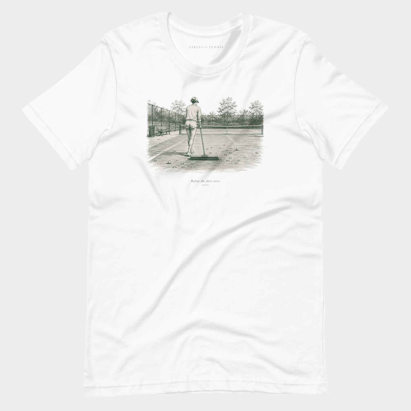 Before the First Serve Tennis Tee