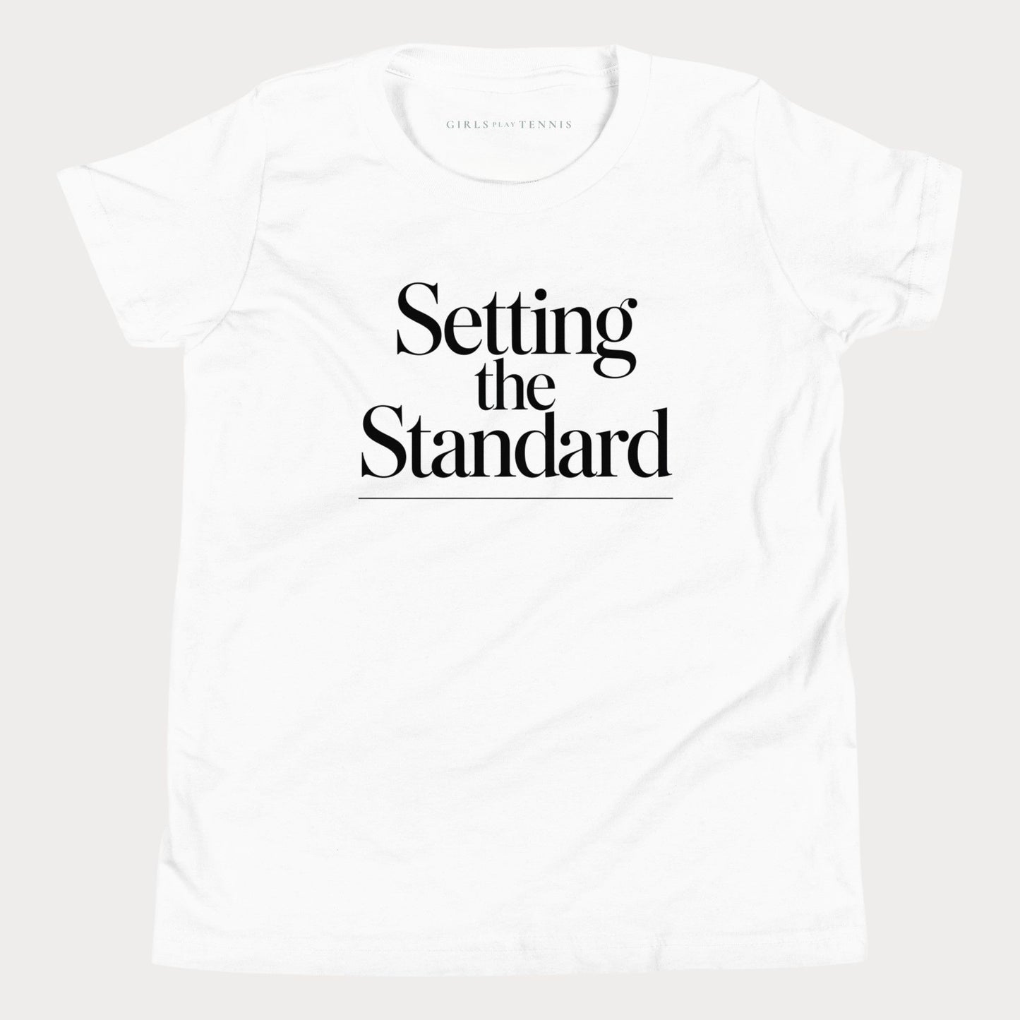 Setting the Standard Youth Tennis Tee