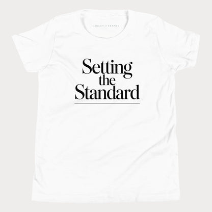 Setting the Standard Youth Tennis Tee
