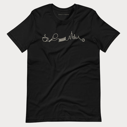 The Long Rally Tennis Lifestyle Tee — Dark