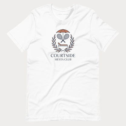 Courtside Siesta Club Tennis Tee