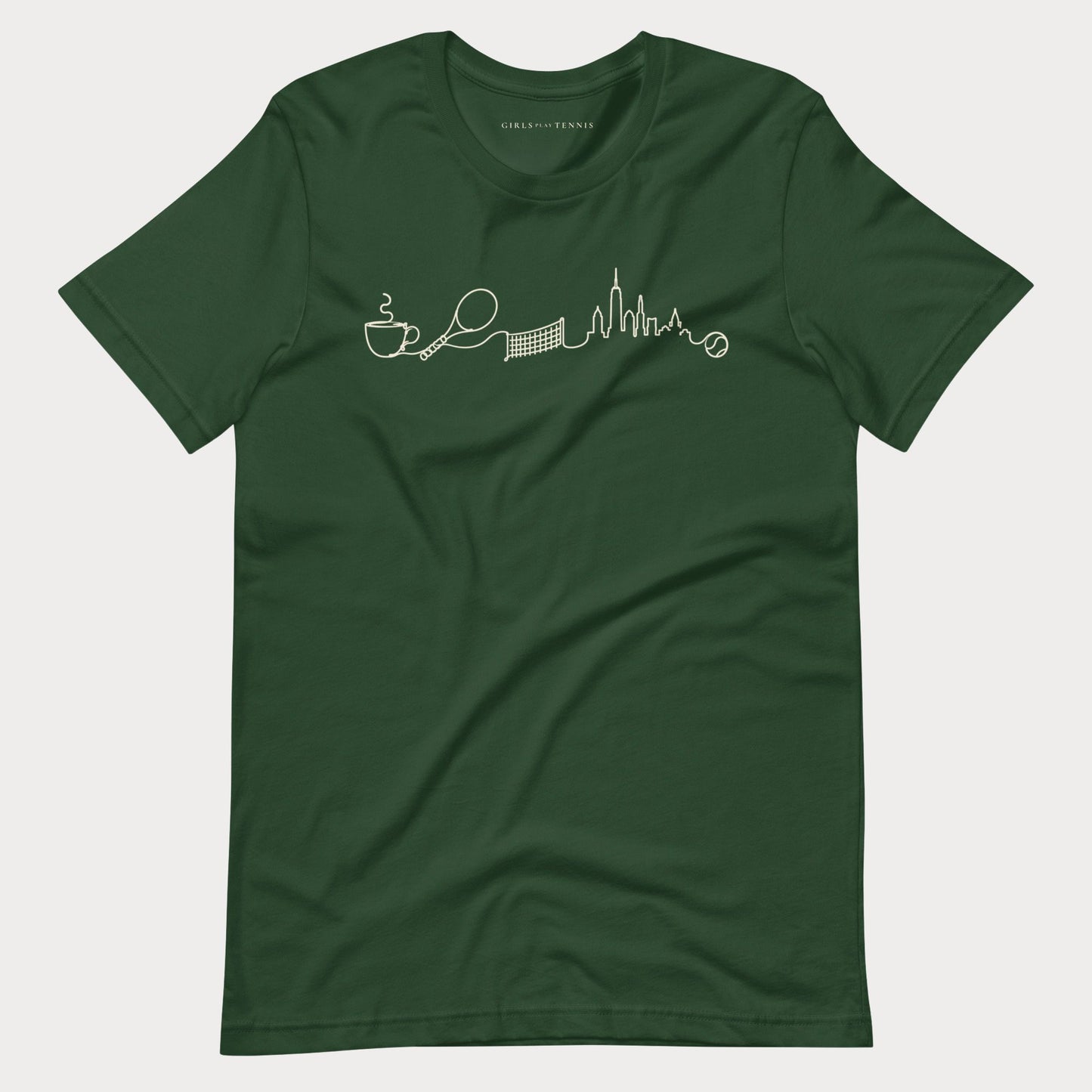 The Long Rally Tennis Lifestyle Tee — Dark