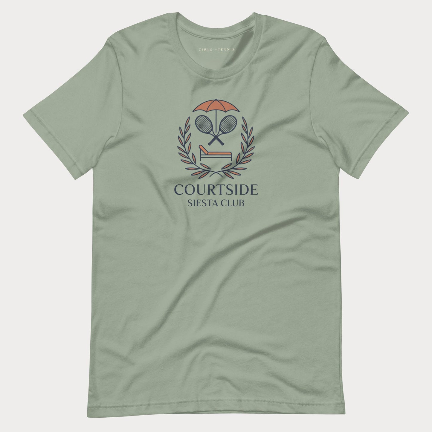 Courtside Siesta Club Tennis Tee