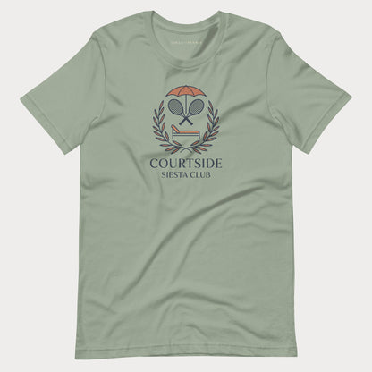 Courtside Siesta Club Tennis Tee