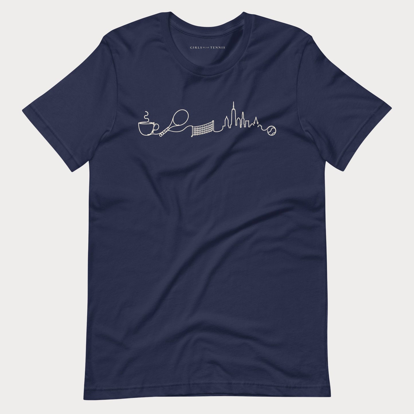 The Long Rally Tennis Lifestyle Tee — Dark