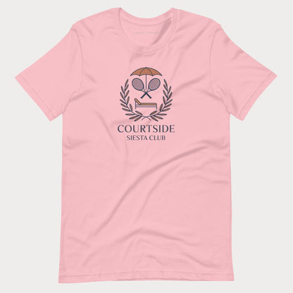 Courtside Siesta Club Tennis Tee