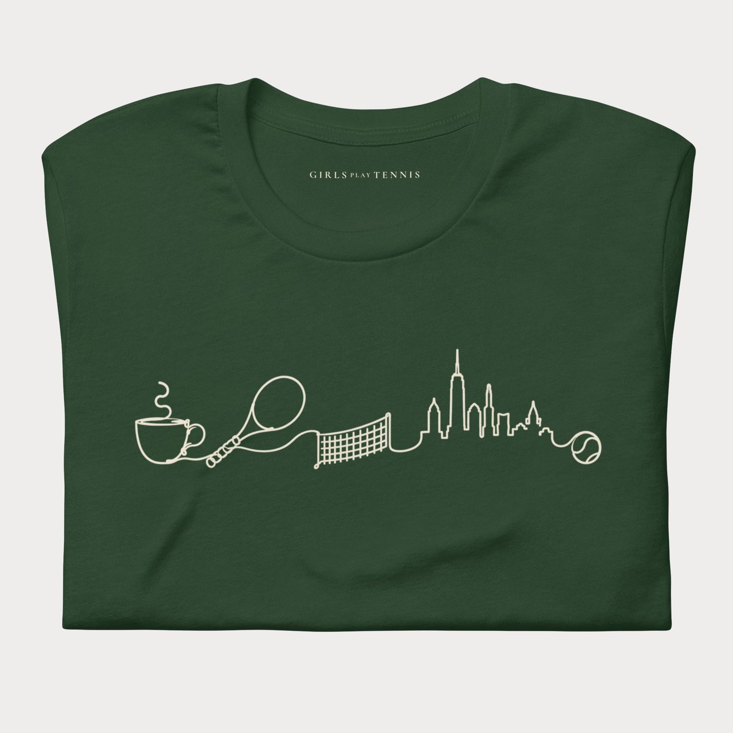 The Long Rally Tennis Lifestyle Tee — Dark