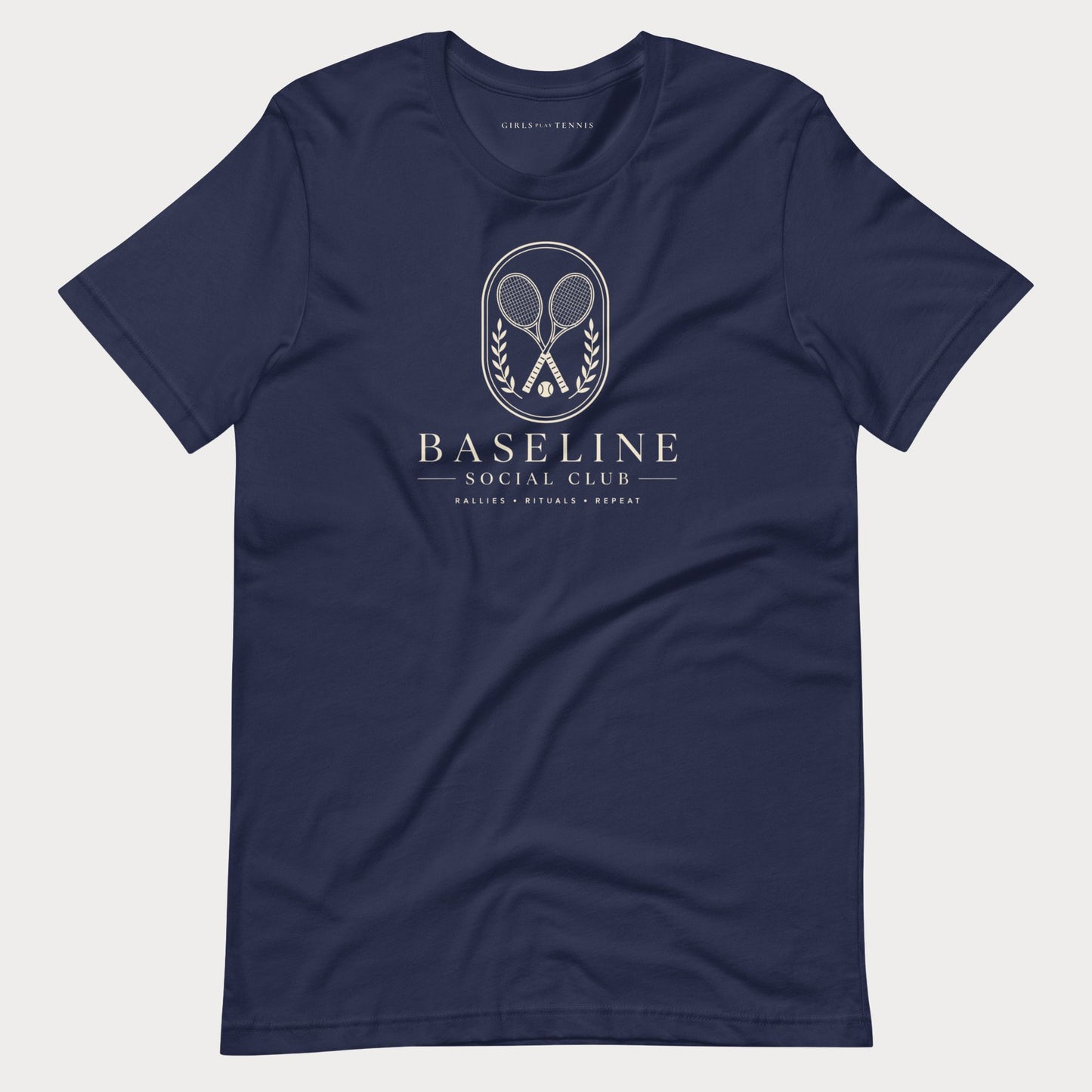 Baseline Social Club Lifestyle Tennis Tee — Dark
