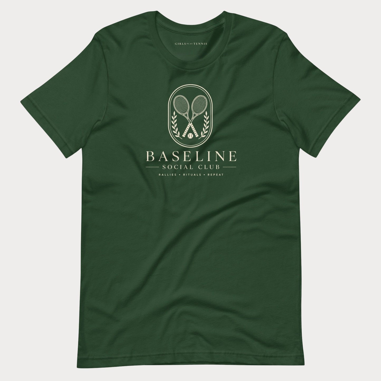 Baseline Social Club Lifestyle Tennis Tee — Dark