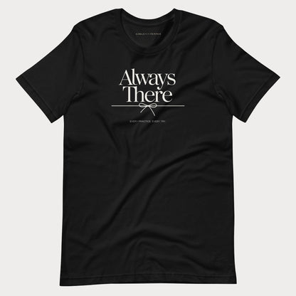 Always There Women's Tennis Lifestyle Tee — Dark