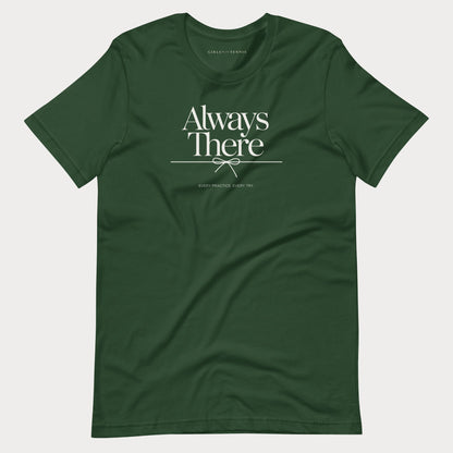 Always There Women's Tennis Lifestyle Tee — Dark