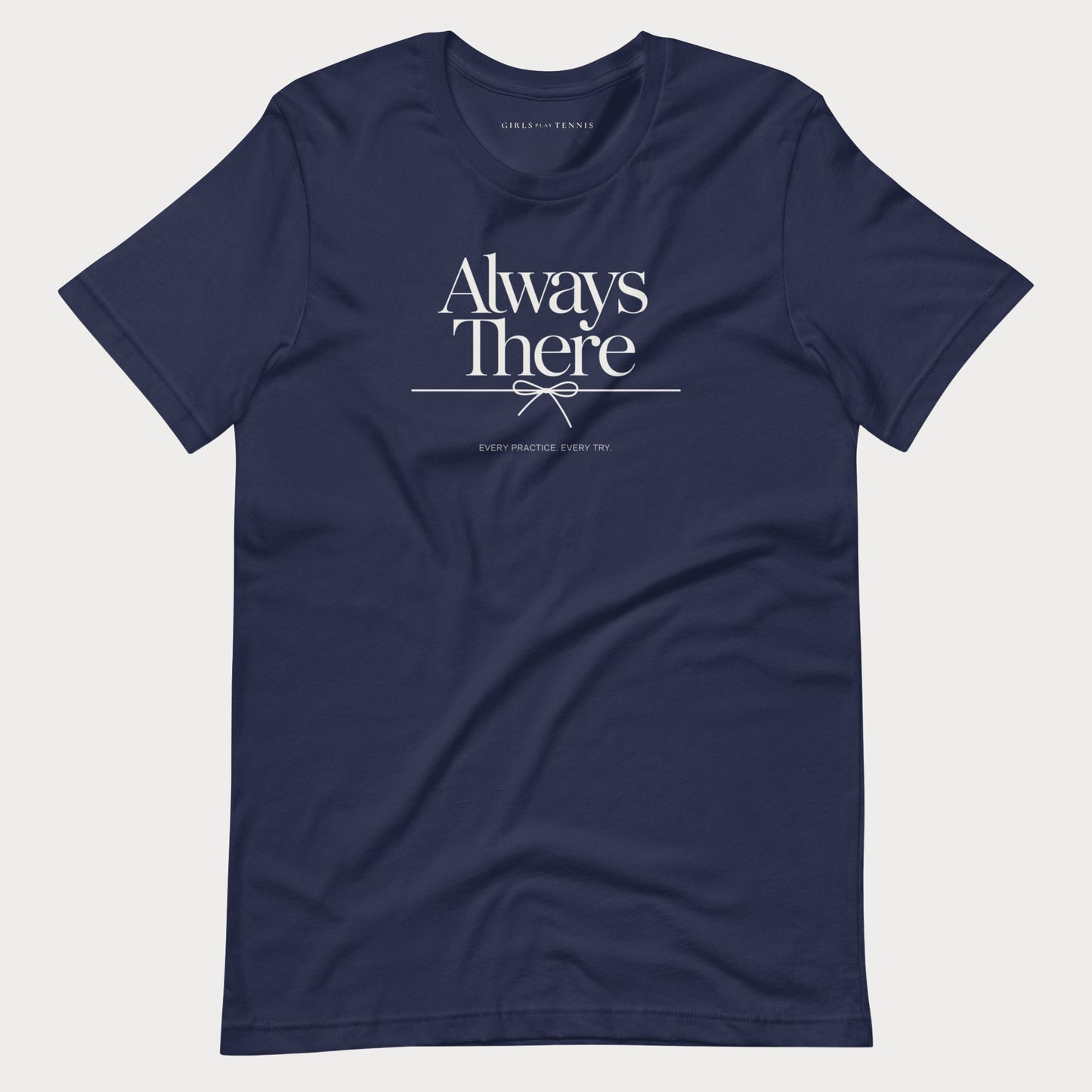 Always There Women's Tennis Lifestyle Tee — Dark