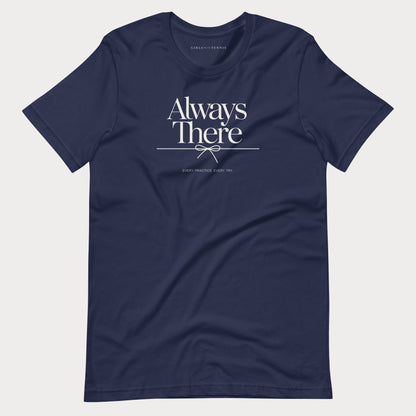 Always There Women's Tennis Lifestyle Tee — Dark