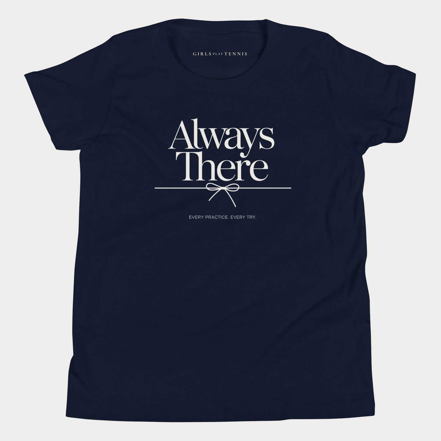 Always There Tennis Tee — Dark