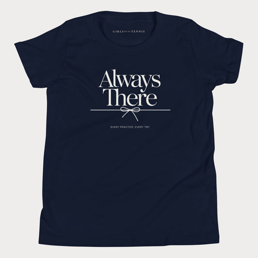 Always There Tennis Tee — Dark
