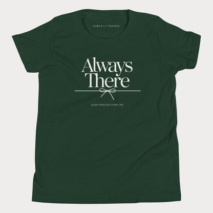 Always There Tennis Tee — Dark