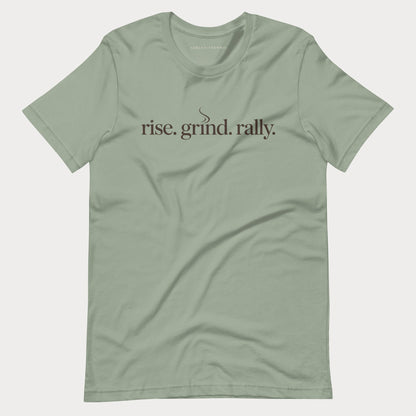 Rise. Grind. Rally Tennis Tee