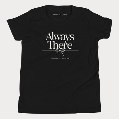 Always There Tennis Tee — Dark