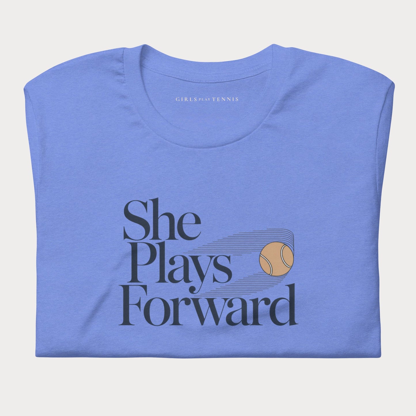 She Plays Forward Tennis Tee