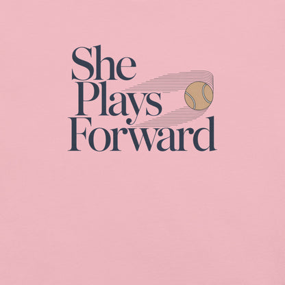 She Plays Forward Tennis Tee