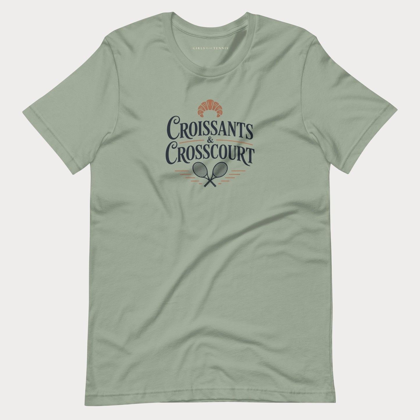 Croissants & Crosscourt Tennis Lifestyle Tee