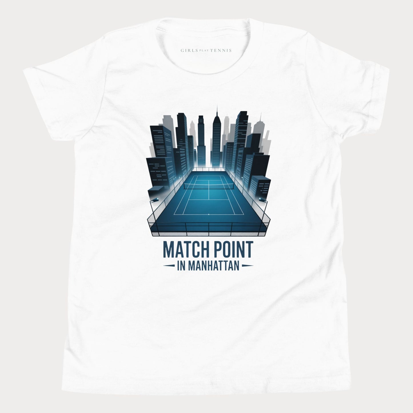 Match Point in Manhattan Youth Tennis T-Shirt