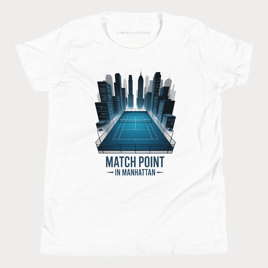 Match Point in Manhattan Youth Tennis T-Shirt