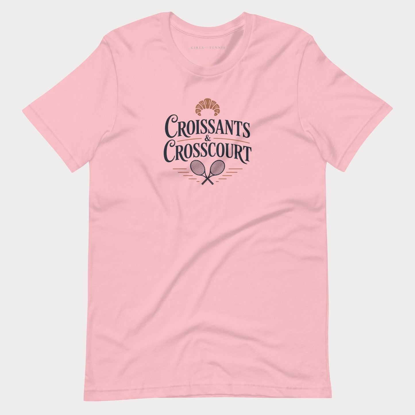 Croissants & Crosscourt Tennis Lifestyle Tee