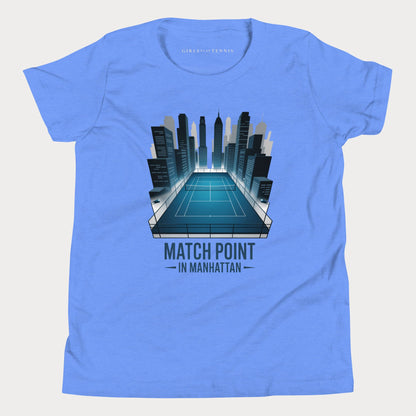 Match Point in Manhattan Youth Tennis T-Shirt
