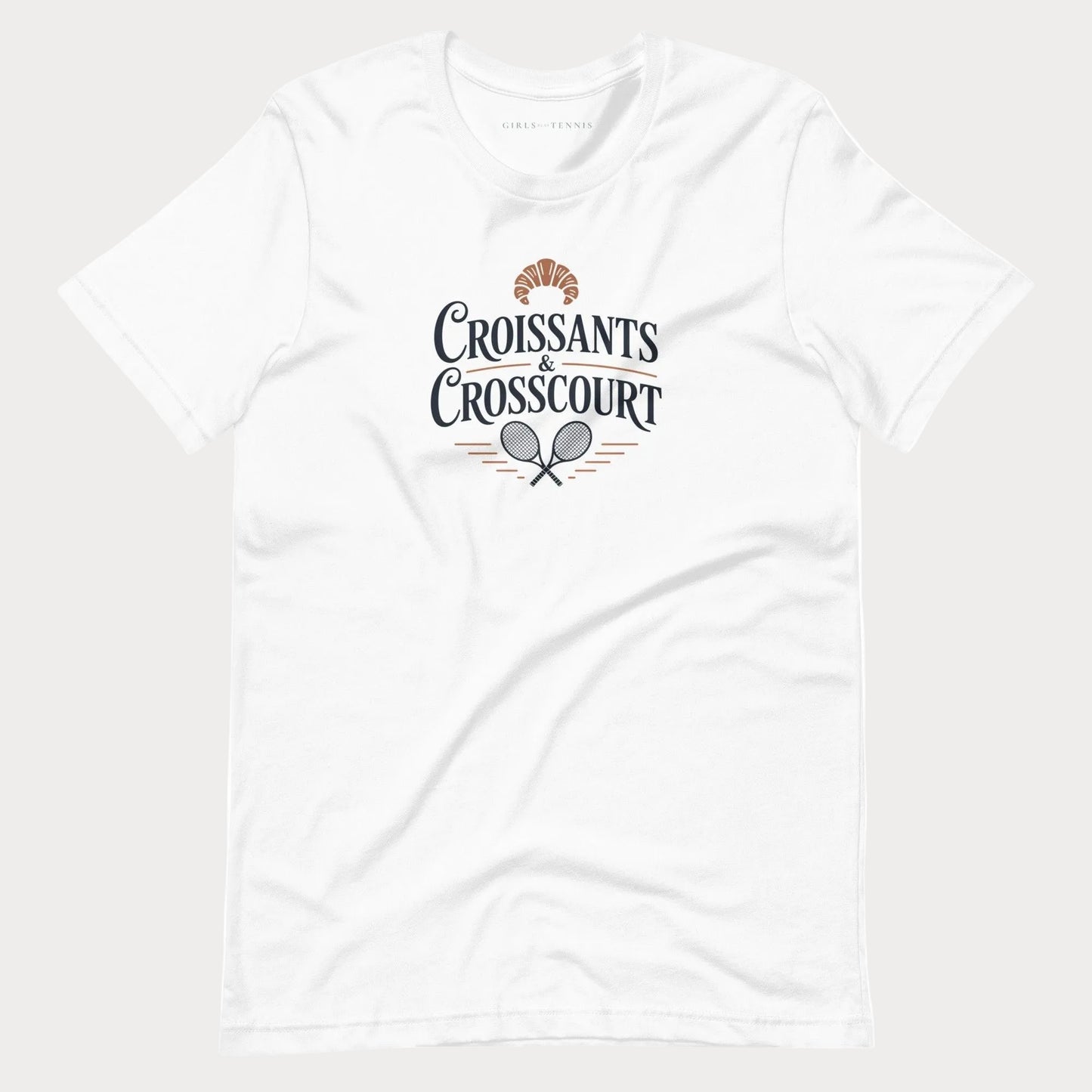 Croissants & Crosscourt Tennis Lifestyle Tee